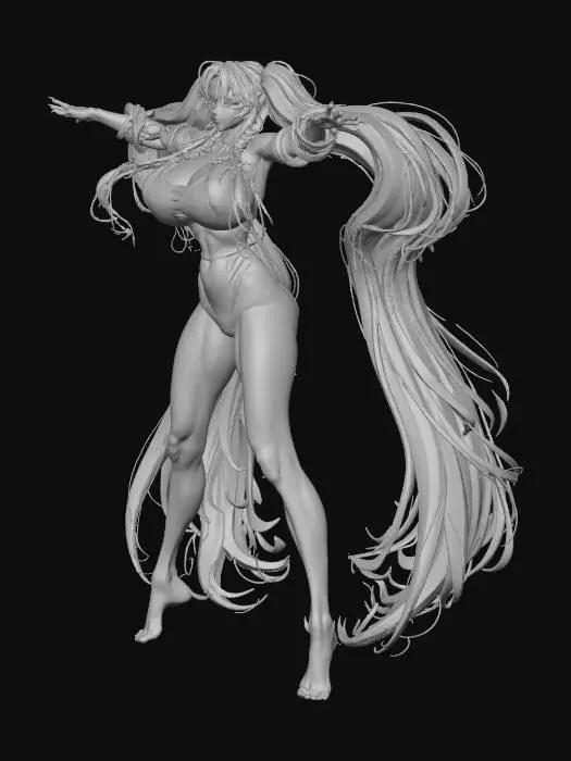 3D model for Warrior Elegance