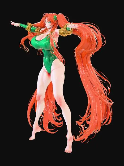 3D model for Warrior Elegance