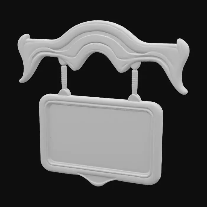3D model for Vintage Signboard