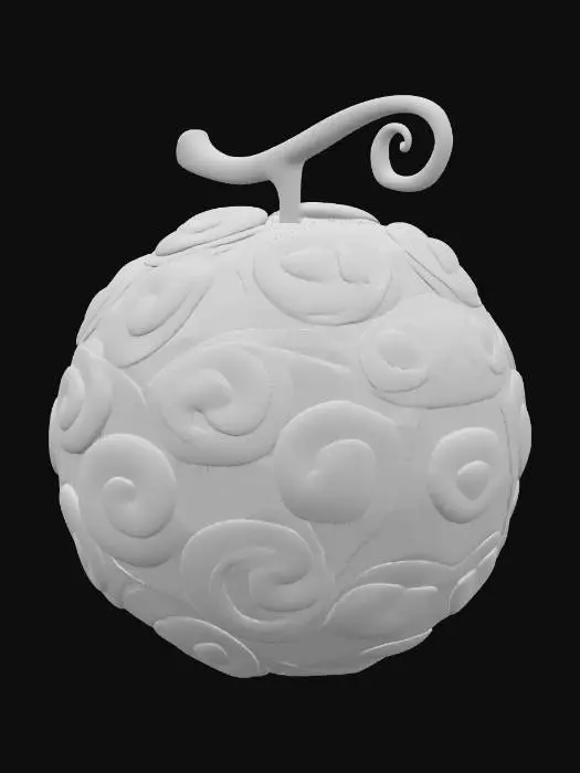 3D model for Purple Swirl Fruit