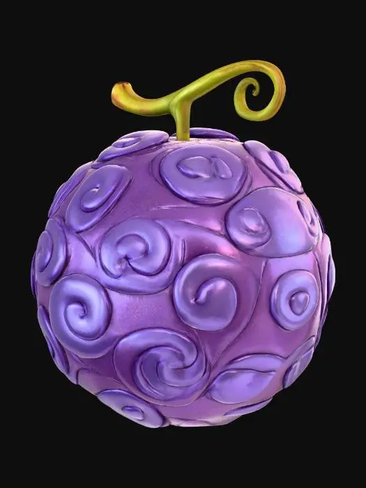 3D model for Purple Swirl Fruit