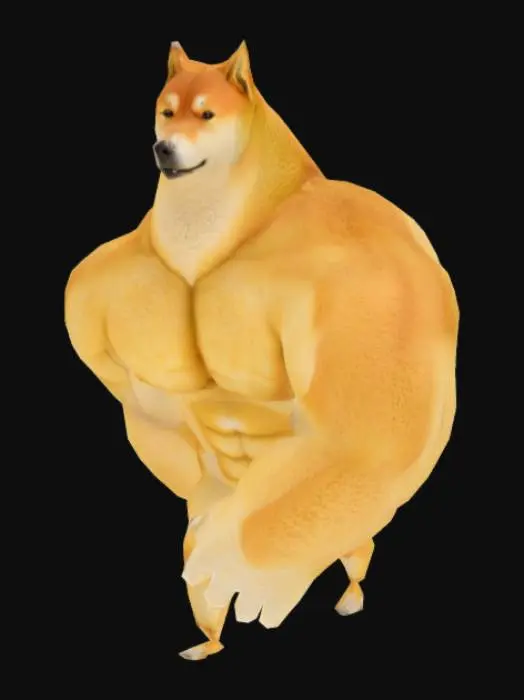 3D model for Doge Buff