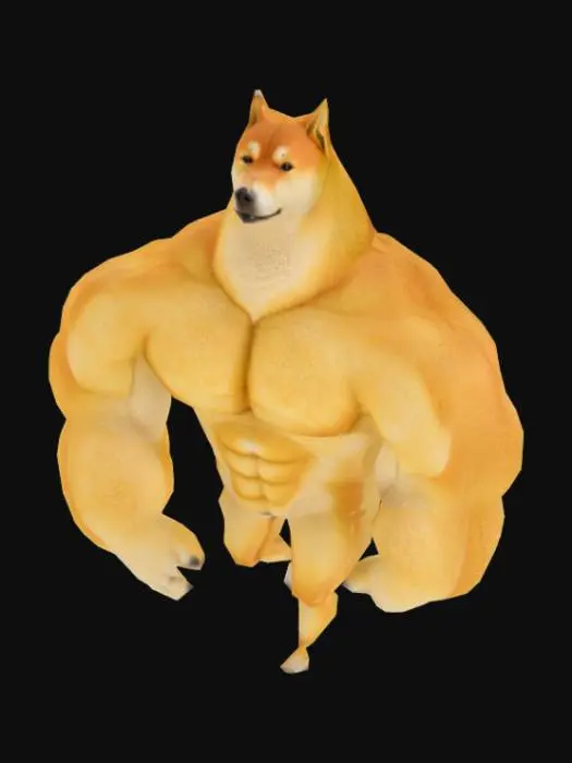 3D model for Doge Buff