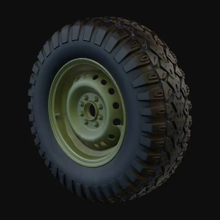 3D model for Floating Off-Road Tire