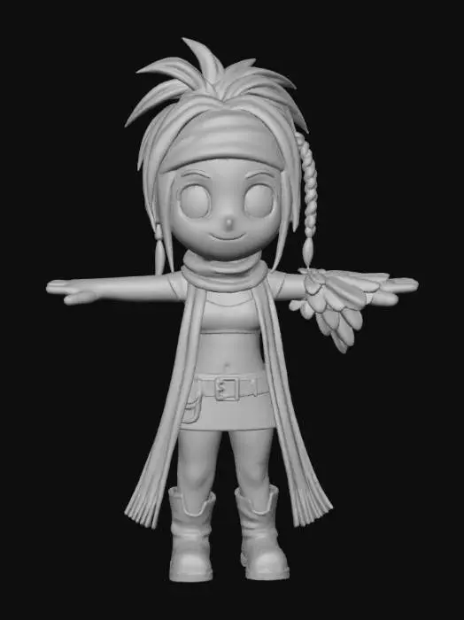 3D model for Chibi Rikku A/T