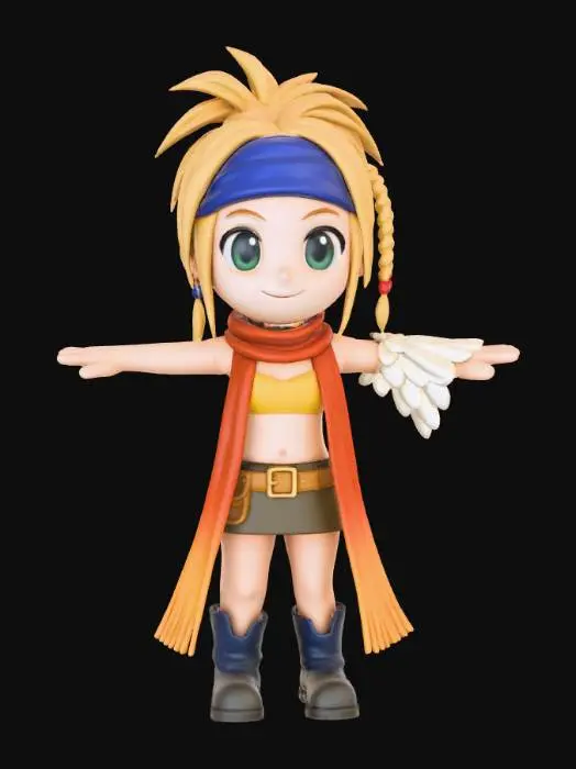 3D model for Chibi Rikku A/T