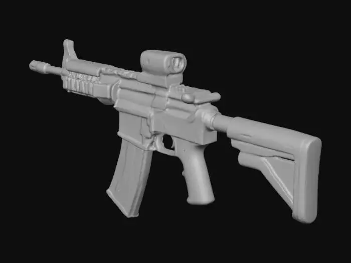 3D model for SA80 British Army Service Rifle