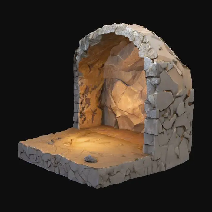 3D model for Rocky Grotto