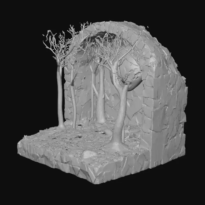 3D model for Moonlit Forest Sanctuary