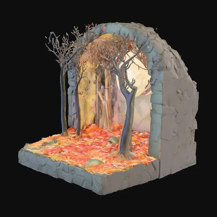 3D model for Moonlit Forest Sanctuary