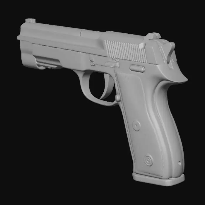 3D model for A highly detailed Walther PP