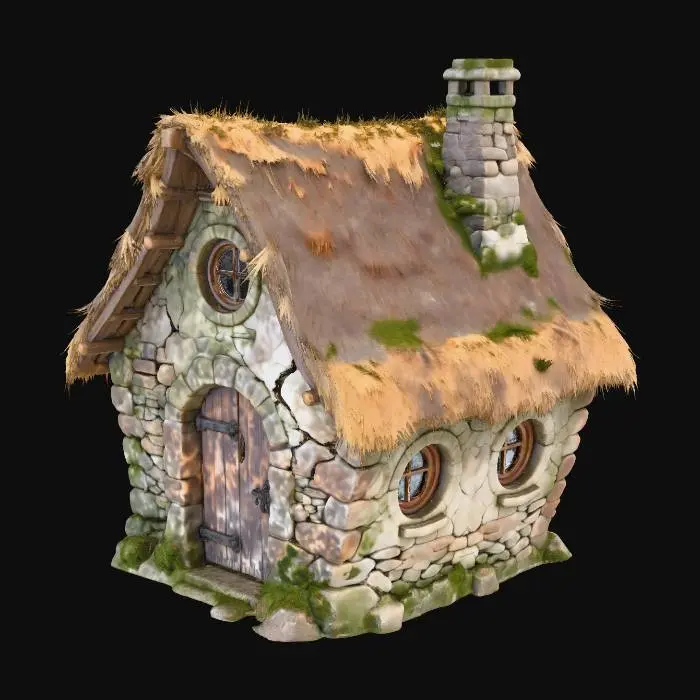 3D model for Stone Cottage