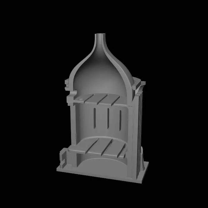 3D model for Onion Dome Furnace
