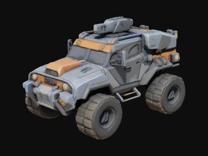 3D model for Armored Recon Rover