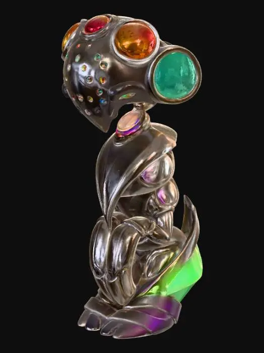 3D model for Futuristic Guardian