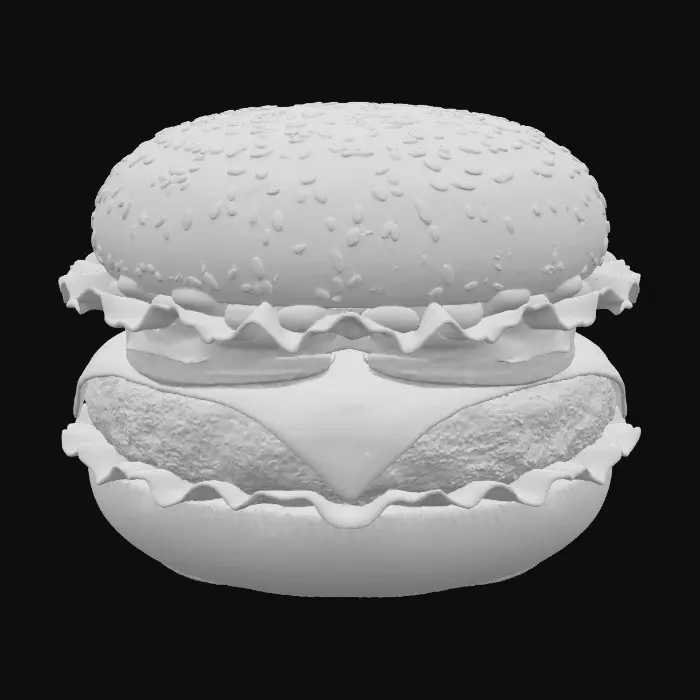 3D model for Classic Cheeseburger Deluxe