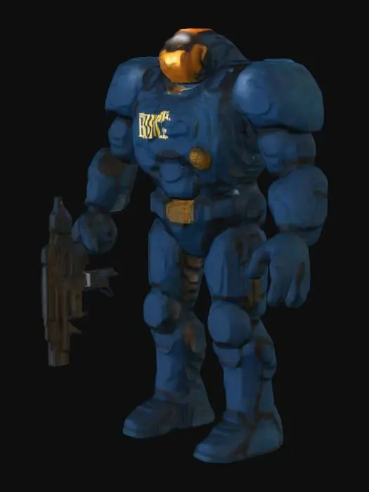 3D model for Pixelated Power Armor