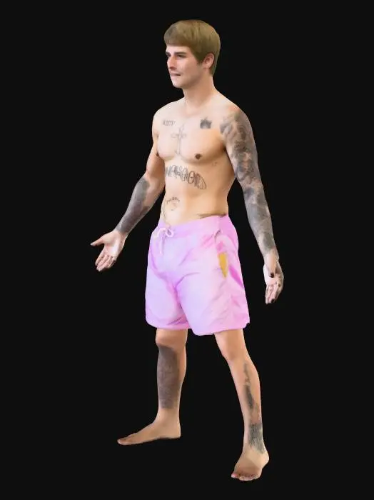 3D model for justin