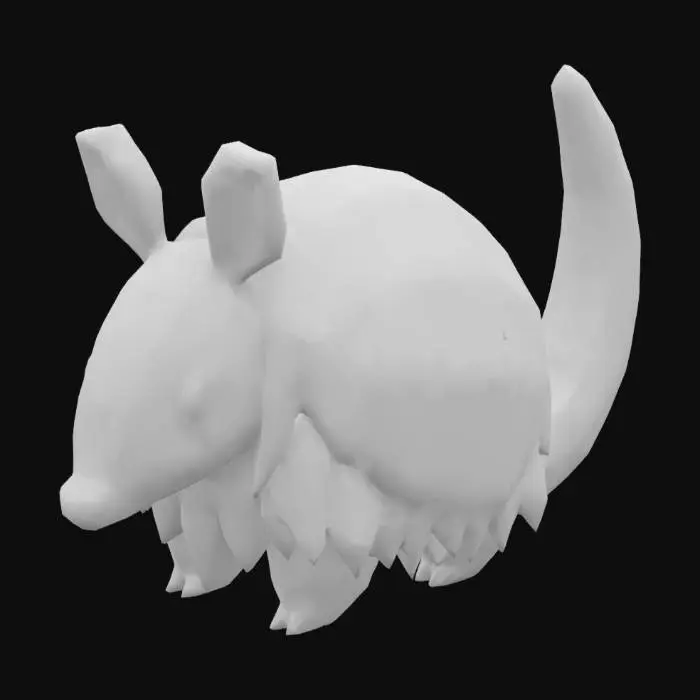 3D model for Geometric Armadillo