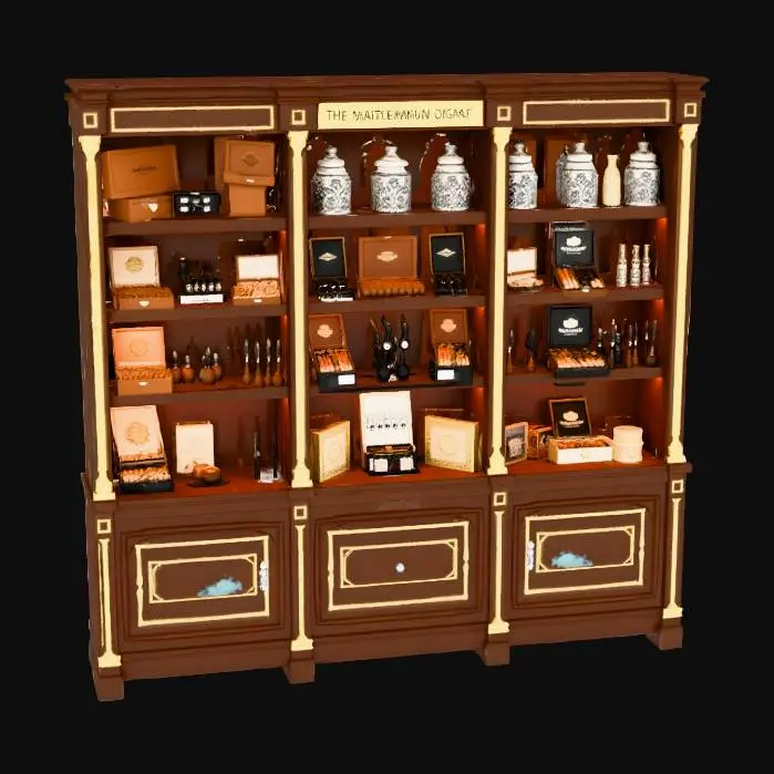 3D model for Cigar Boutique Display