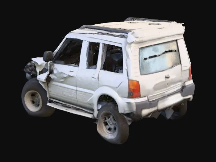 3D model for Crumpled SUV