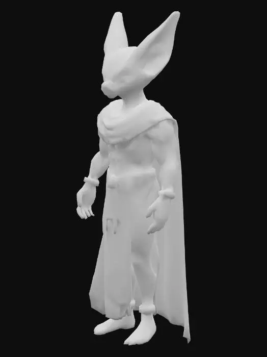 3D model for #realistic# Beerus from "Dragon Ball Z". Ultra Realistic, Highly Detailed, Full Body, in neutral pose