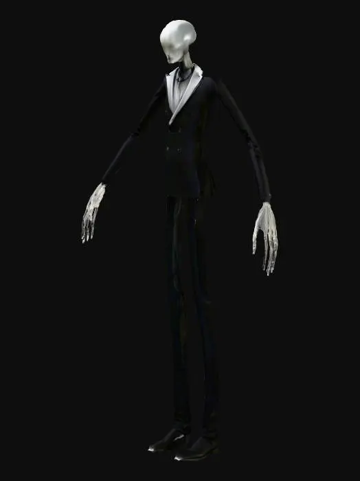 3D model for repromancer_slender_man_rigged