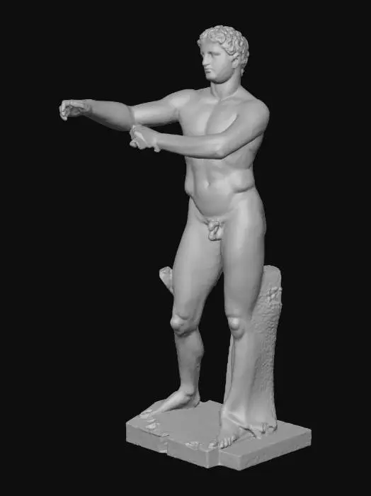 3D model for Statue of a Boxer
