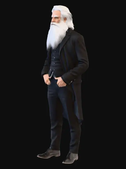 3D model for The Silver-Beard Gentleman