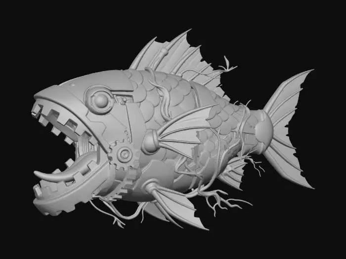 3D model for Mechanical Piranha