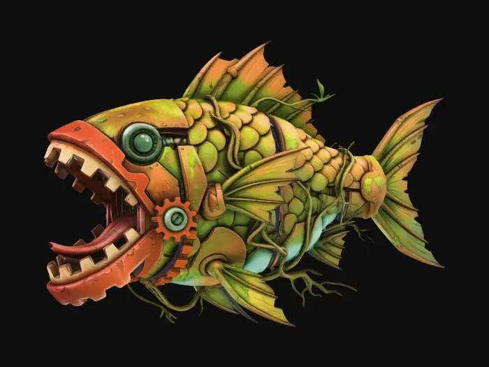 3D model for Mechanical Piranha