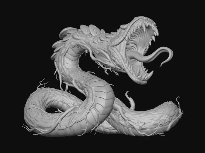 3D model for Venomous Vineserpent