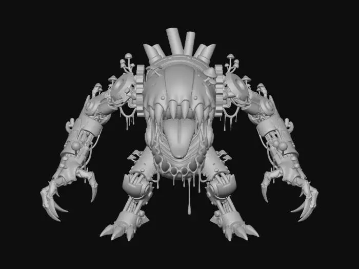 3D model for Mecha Swamp Beast