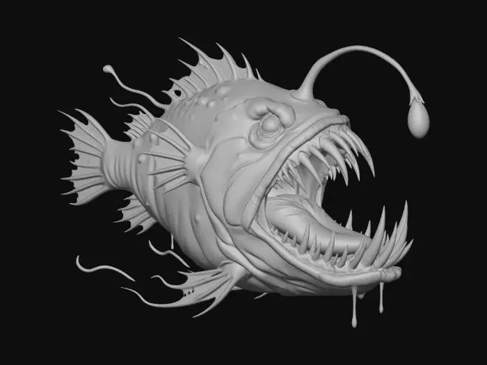 3D model for Luminous Abyss Predator