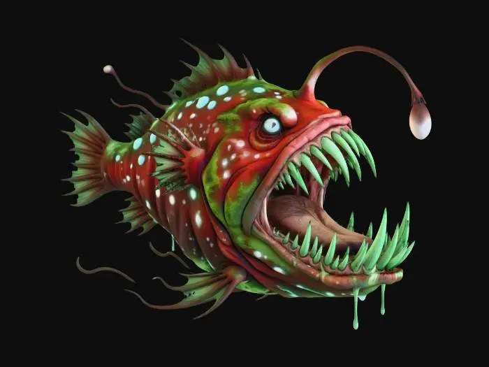 3D model for Luminous Abyss Predator