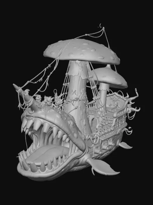 3D model for Mushroom Skyship Adventure