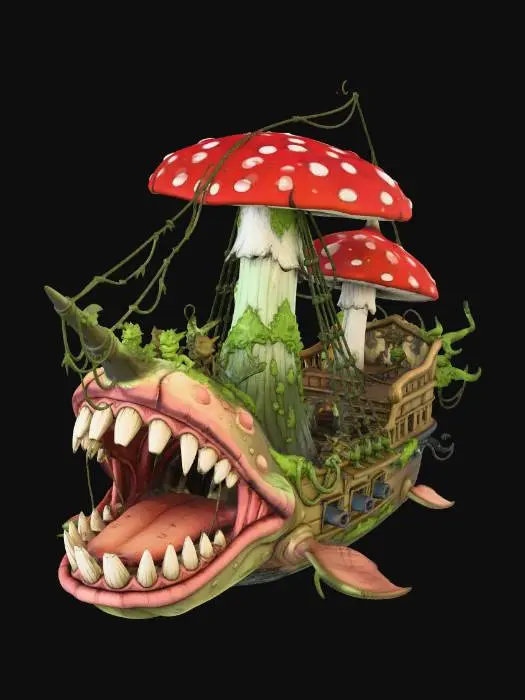 3D model for Mushroom Skyship Adventure