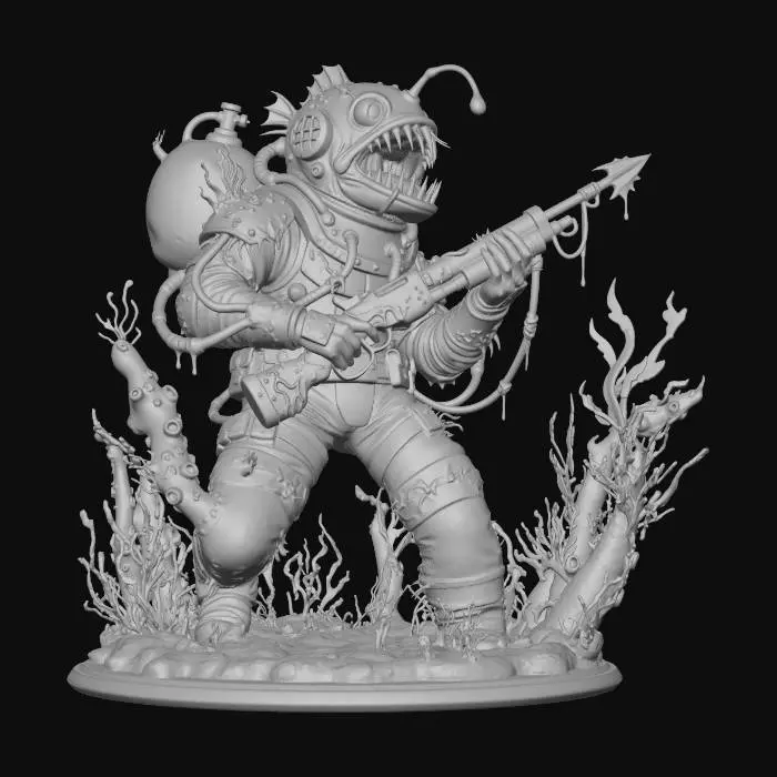 3D model for Abyss Guardian