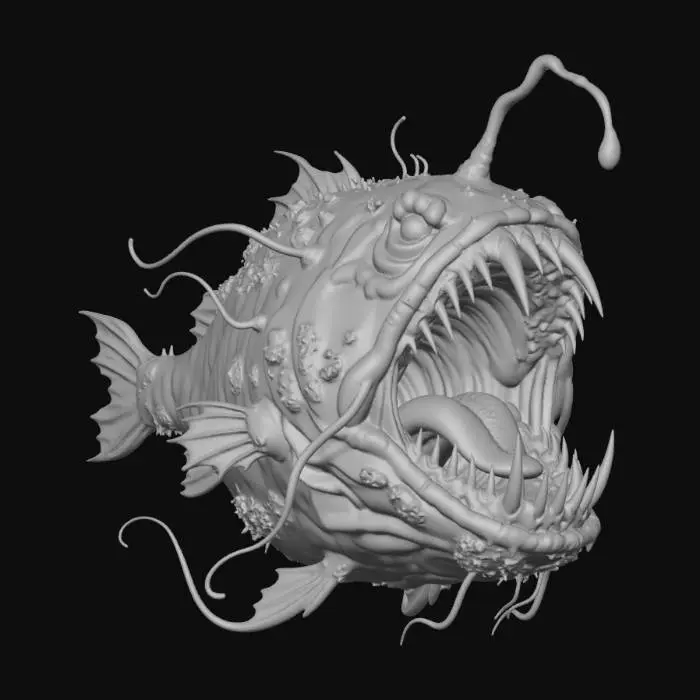 3D model for Deep Sea Monster