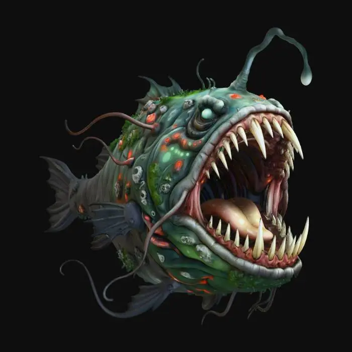 3D model for Deep Sea Monster
