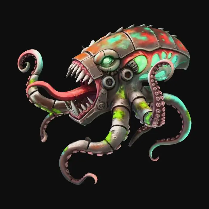 3D model for Abyssal Mech-Kraken