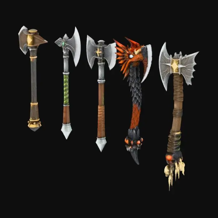 3D model for War Axes