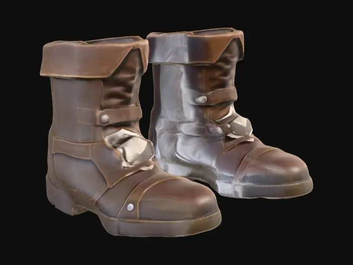 3D model for Steampunk Boots