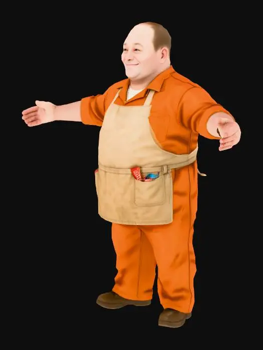 3D model for Portrait of the Happy Artisan