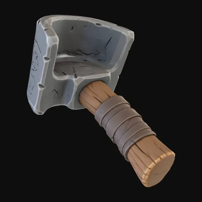 3D model for Stone Hammer