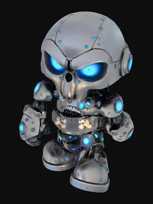 3D model for SkullBot Sentinel