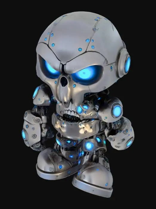 3D model for SkullBot Sentinel