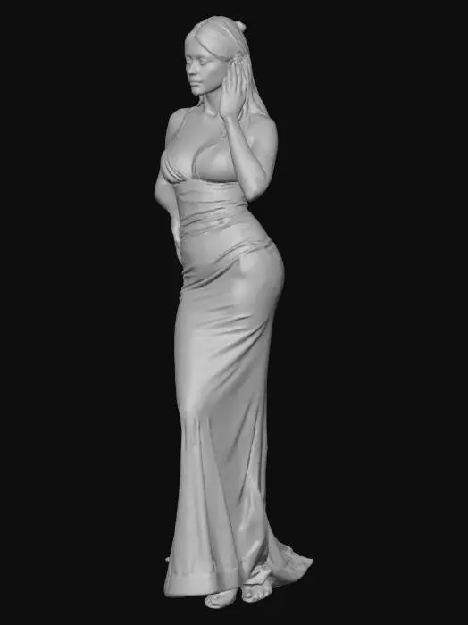 3D model for Elegant Red Statement