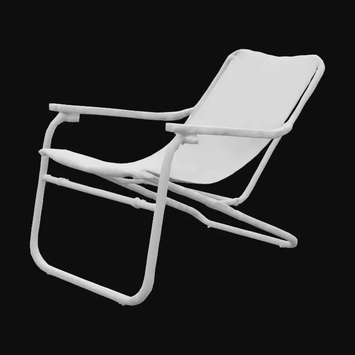 3D model for  lawn chair