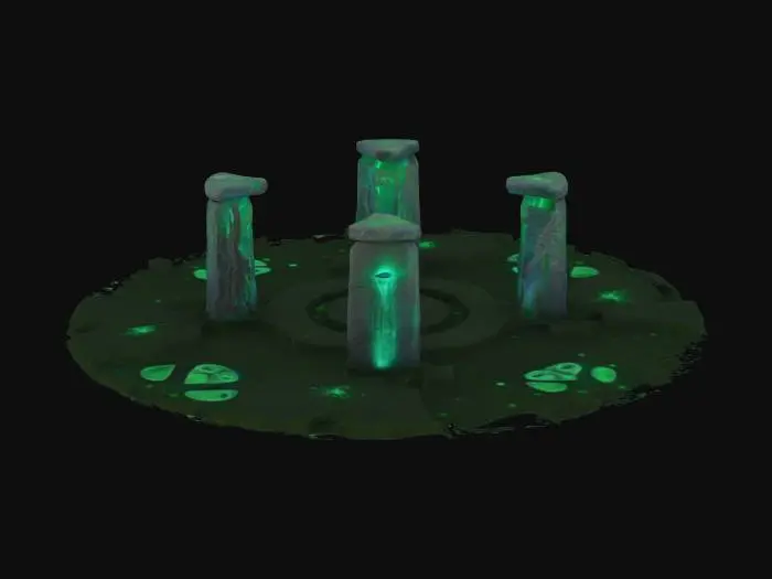 3D model for alien stonehenge